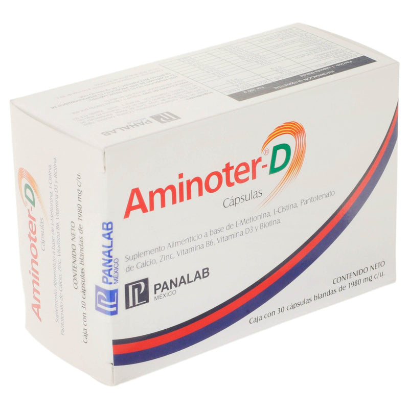 Aminoter-D 1980Mg Con 30 Capsulas (Suplemento Alimenticio) - WeCare Pharma