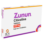 Zunun 500Mg Con 10 Tabletas (Citicolina) - WeCare Pharma