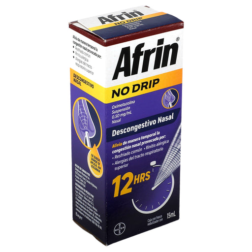 Afrin No Dript Spray 0.50Mg/Ml 15Ml (Oximetazolina) 2 - 7501050624732