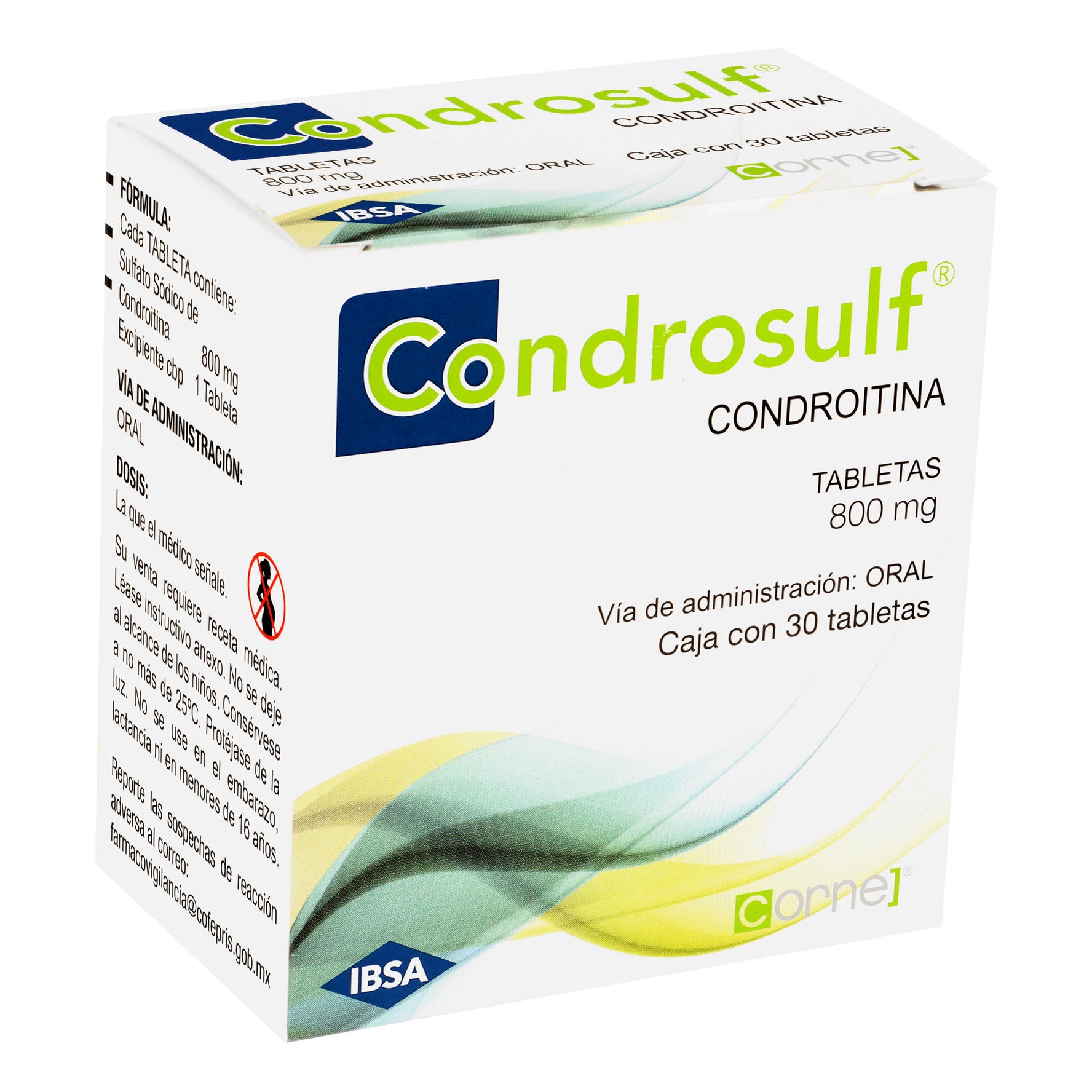 Condrosulf 800Mg Con 30 Tabletas (Condroitina) 2 - 7680516100161