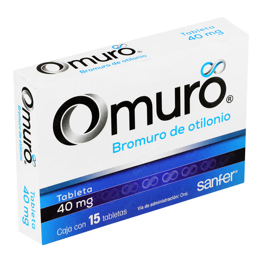 Omuro 40Mg Con 15 Tabletas (Bromuro De Otilonio) 2 - 7501070636517