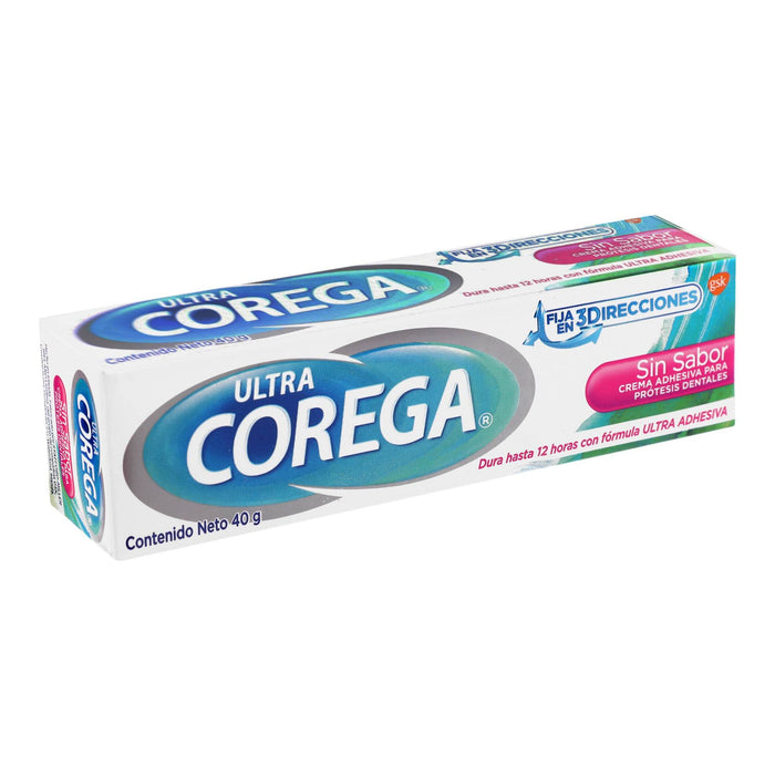Corega Ultra Cra Adhesiva Sin Sabor 40G - WeCare Pharma