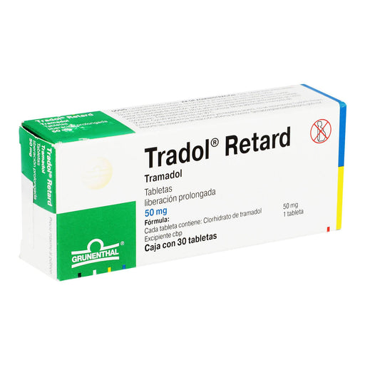 Tradol Retard Lib Prol 50Mg Con 30 Tabletas (Tramadol) - WeCare Pharma
