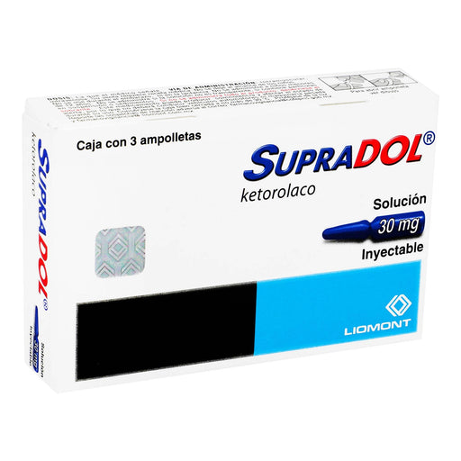 Supradol 30Mg Con 3 Ampulas (Ketorolaco) - WeCare Pharma