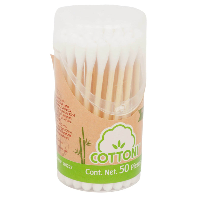 Aplicadores De Algodón Con 50 - WeCare Pharma