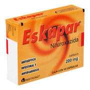 Eskapar 200Mg Con 16 Capsulas (Nifuroxazida) - WeCare Pharma