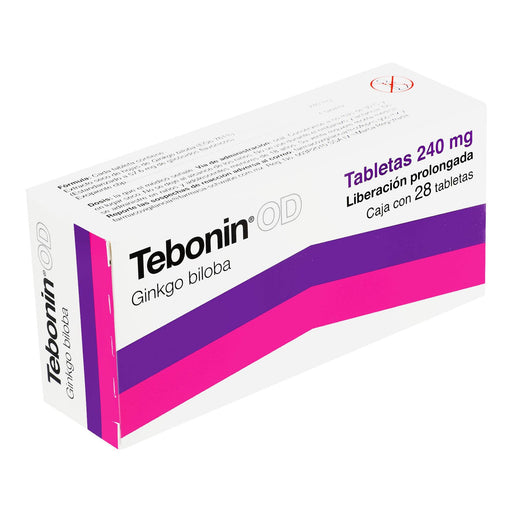 Tebonin Od 240Mg Con 28 Tabletas (Ginko Biloba) - WeCare Pharma