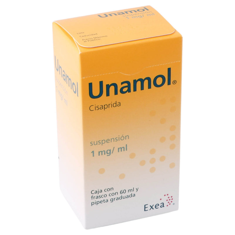 Unamol Suspensión 1Mg/Ml 60Ml (Cisaprida) - WeCare Pharma