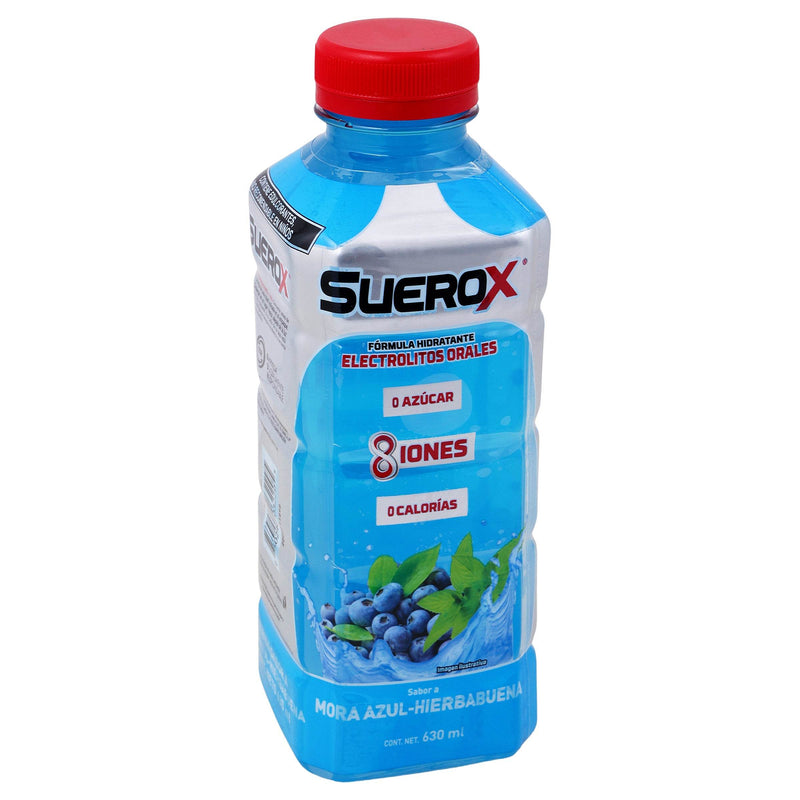 Suerox Adulto 8Iones Frasco 630Ml Mora (Electrolitos Orales) - WeCare Pharma