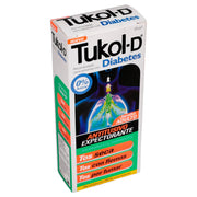 Tukol-D Diabetes (Dextrometorfano/Guaifrenesina) 0.2G/2G Frasco Con 120Ml - WeCare Pharma