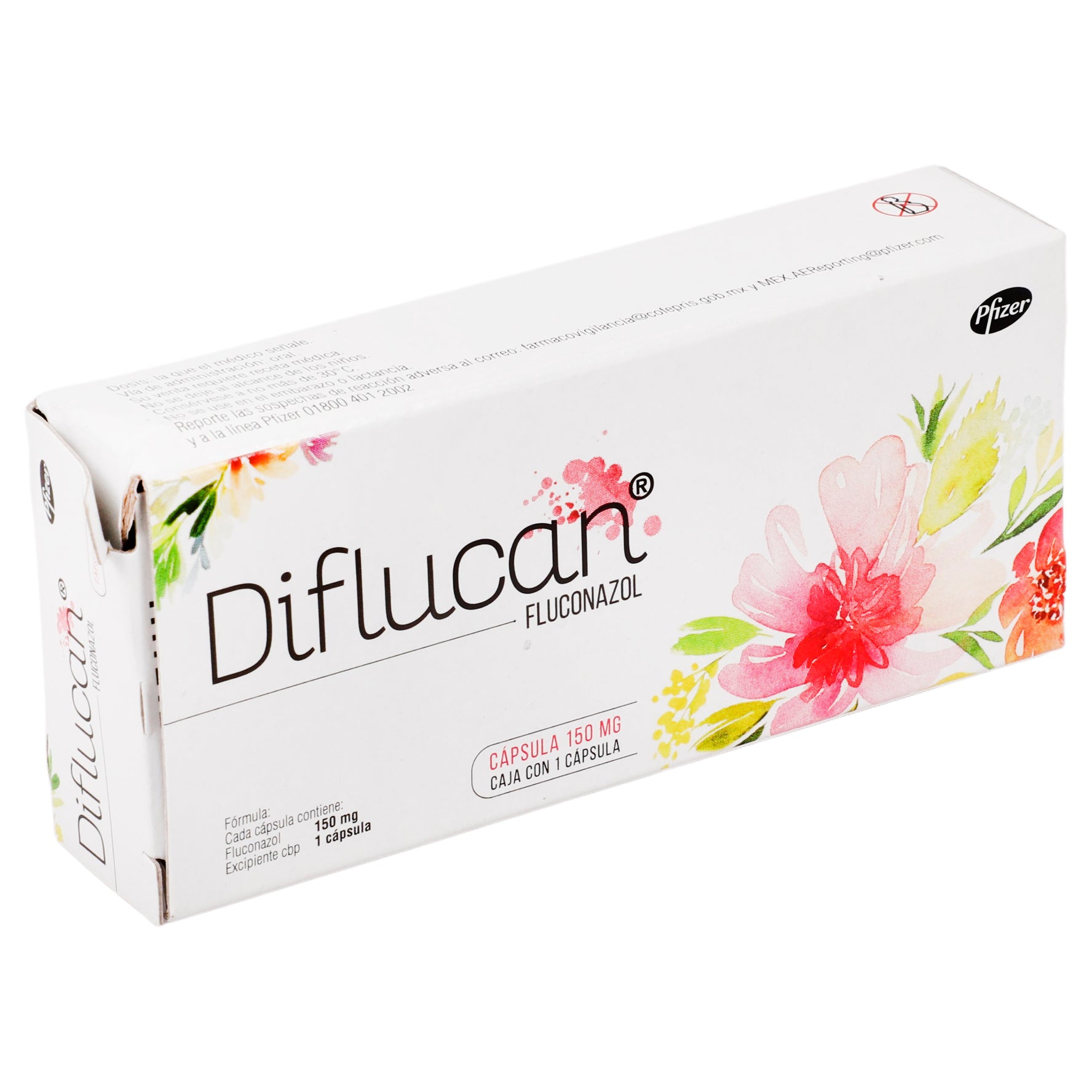 Diflucan 150Mg Con 1 Capsulas (Fluconazol) 2 - 7501287686404