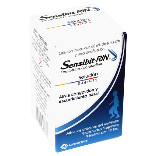 Sensibit-Rin Solución 0.4/0.1G 60Ml (Fenilefrina/Loratadina) - WeCare Pharma