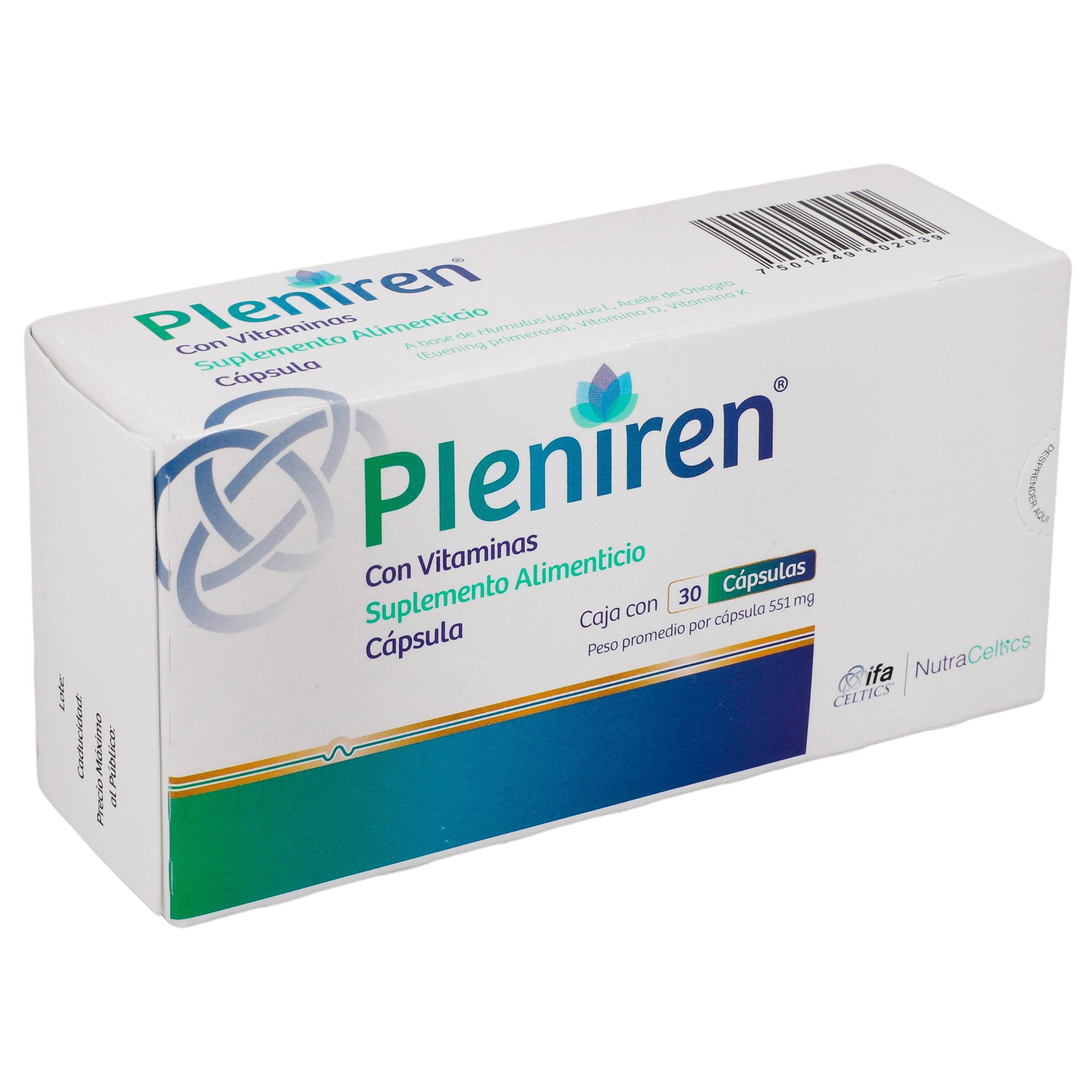 Pleniren 1.17G Con 30 Capsulas (Suplemento Alimenticio) — WeCare Pharma