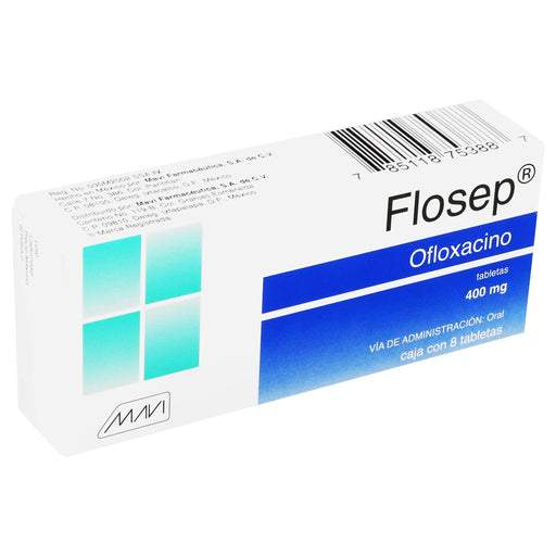 Flosep Ofloxacino 400Mg Con 8 - WeCare Pharma