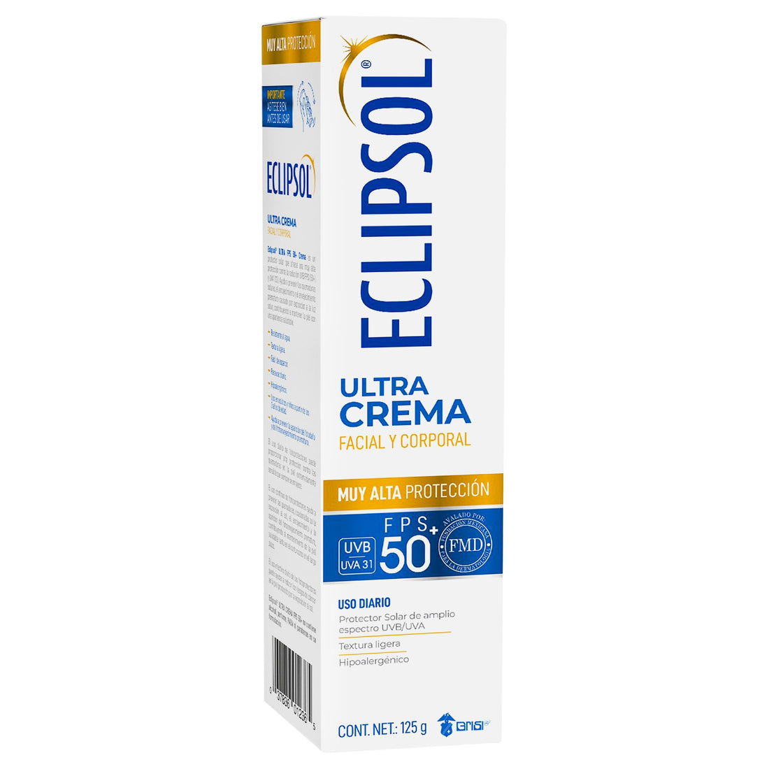 Eclipsol Ultra Crema Fps50 125G 2 - 037836012365