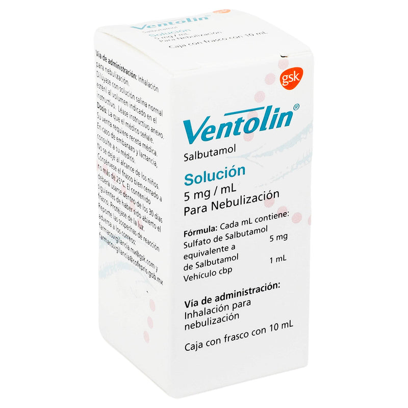 Ventolin Frasco 5Mg/Ml 10Ml Ampulas (Salbutamol) - WeCare Pharma