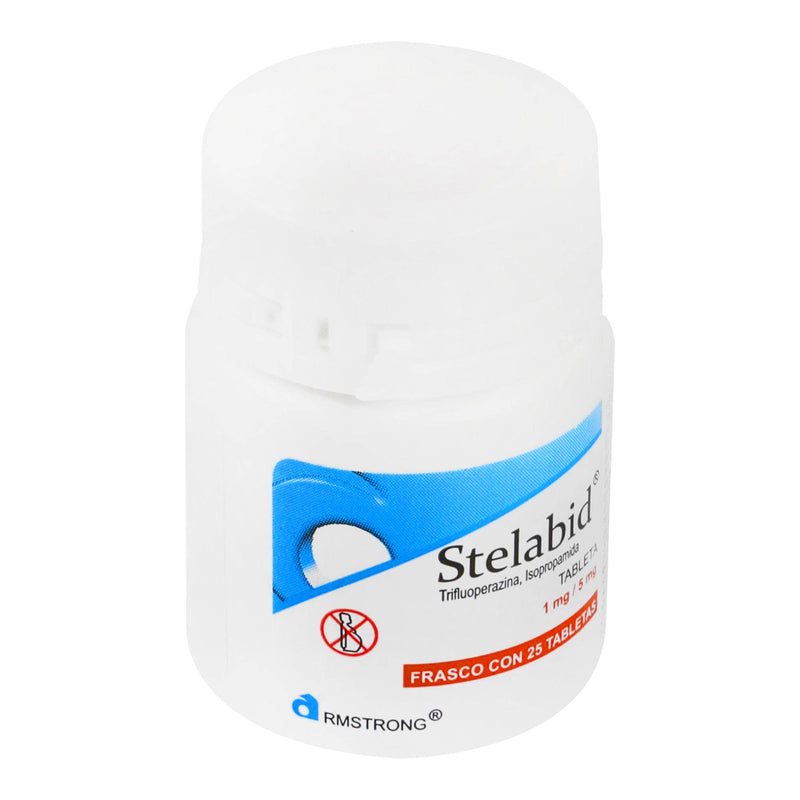 Stelabid (Tifluoperazina/Isopropamida) Con 25 Tabletas De 1Mg/5Mg - WeCare Pharma