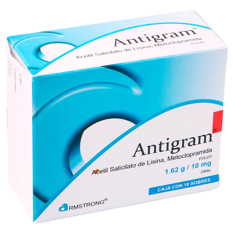 Antigram Sobre 1.6G/10Mg Con 10 (Lisina/Metoclopramida) - WeCare Pharma