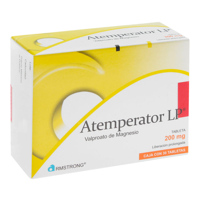 Atemperator Lp 200Mg Con 30 Tabletas (Valproato De Magnesio) 2 - 7501089801371