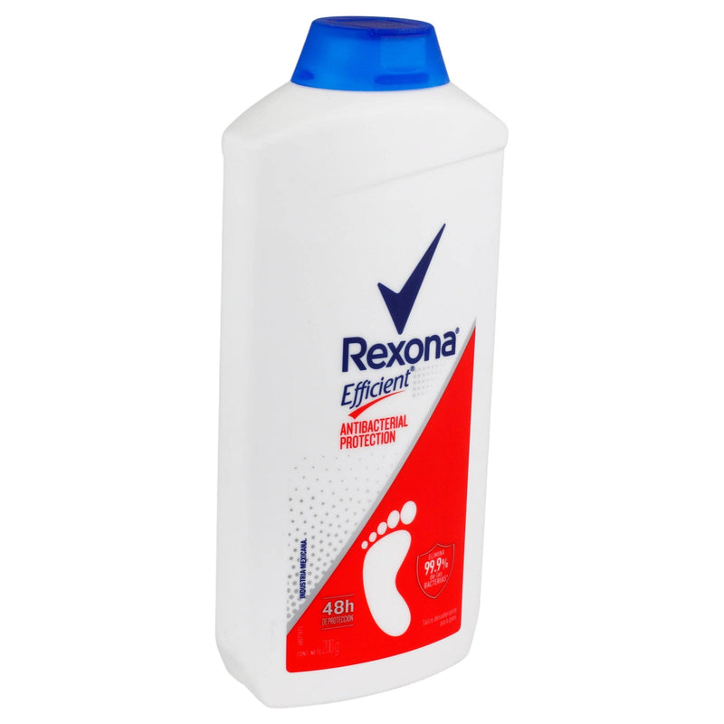Talco Rexona Efficientt Antibacterial Proteccion 200G - WeCare Pharma