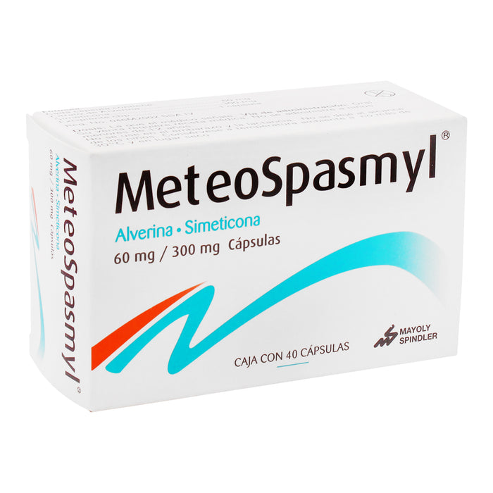 Meteospasmyl 60Mg/300Mg Con 40 Capsulas (Alverina/Simeticona) 2 - 7501088504365