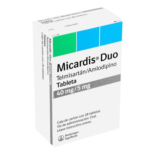 Micardis Duo 40Mg/5Mg Con 28 Tabletas (Telmisartan/Amlodipino) - WeCare Pharma
