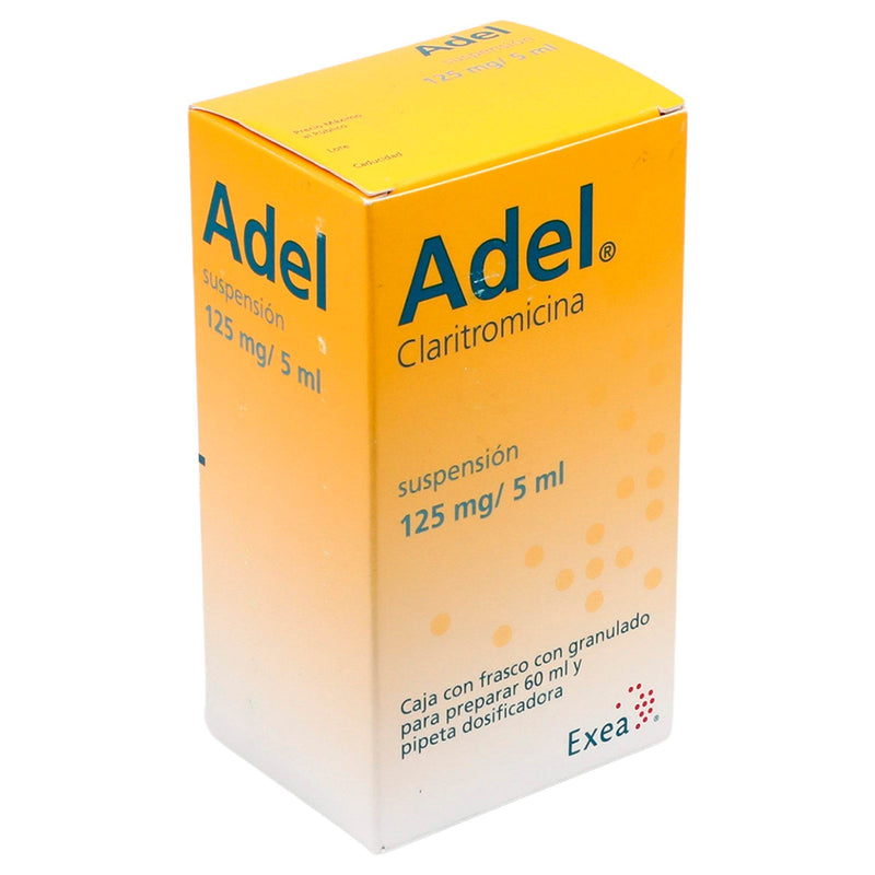 Adel Suspensión 150Mg/5Ml Frasco 60Ml (Claritromicina) - WeCare Pharma