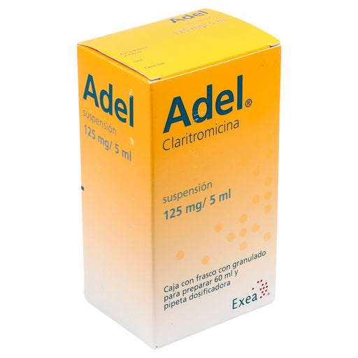 Adel Suspensión 150Mg/5Ml Frasco 60Ml (Claritromicina) 2 - 7501314701940