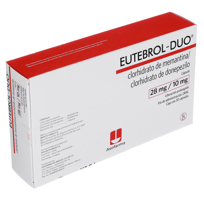 Etubrol-Duo (Memantina/Donepezilo) Capsulas 28Mg/10Mg Con 30 - WeCare Pharma