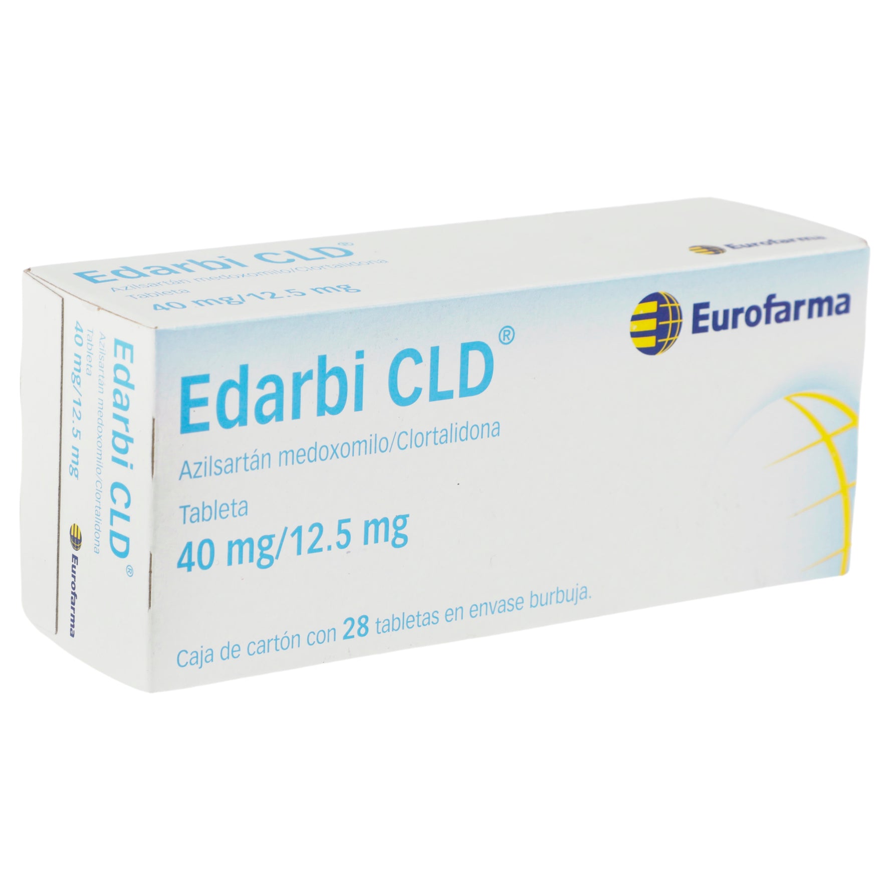 Edarbi Cld 40Mg/12.5Mg Con 28 Tabletas (Azilsartan Medoxomilo/Clortalidona) 2 - 7891317019679