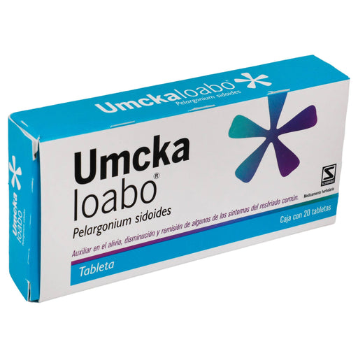 Umcka Loabo 20 Mg Con 20 Tabletas (Pelargonium Sidoides) - WeCare Pharma