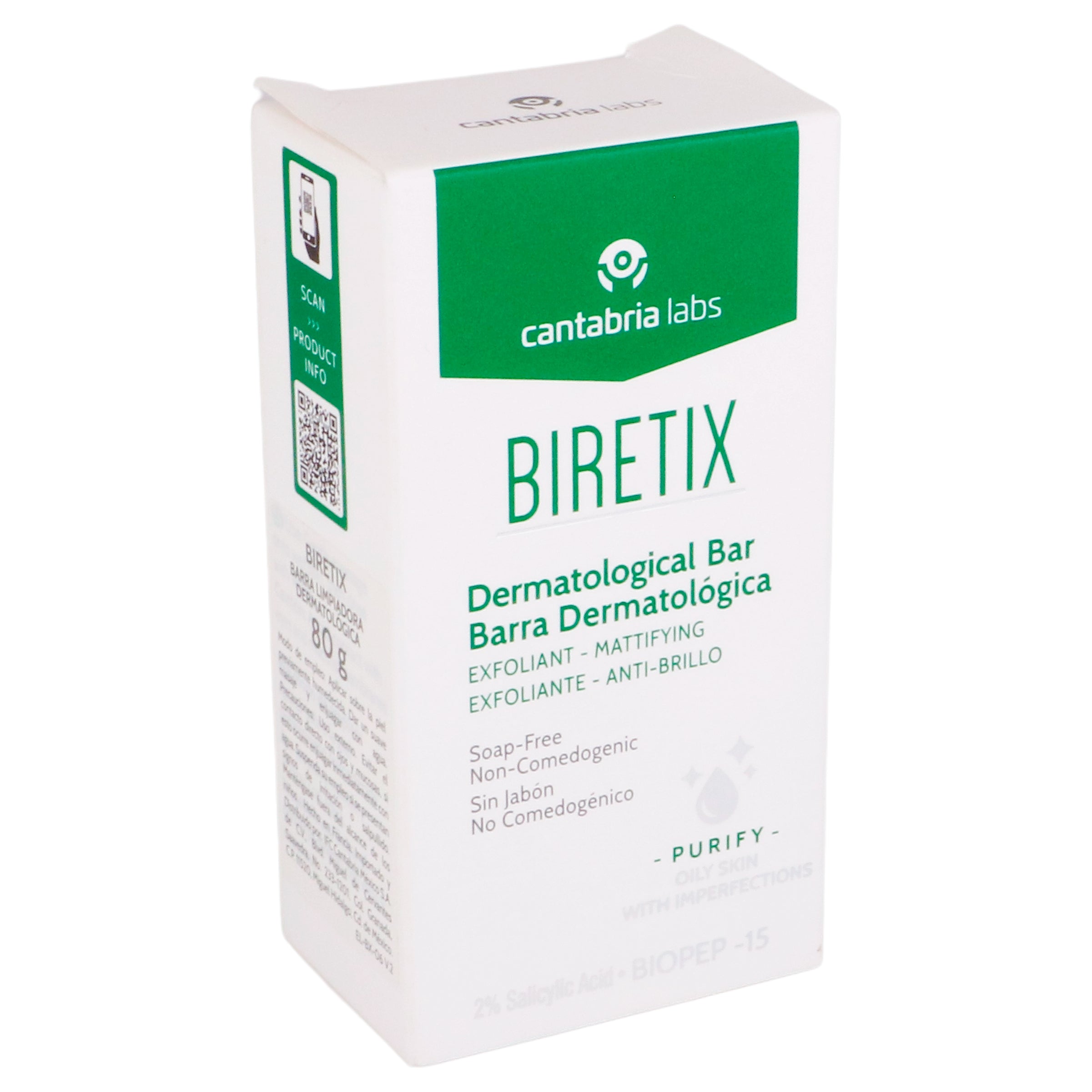 Cantabria Biretix Barra Dermatologica 80G 2 - 8436574360455