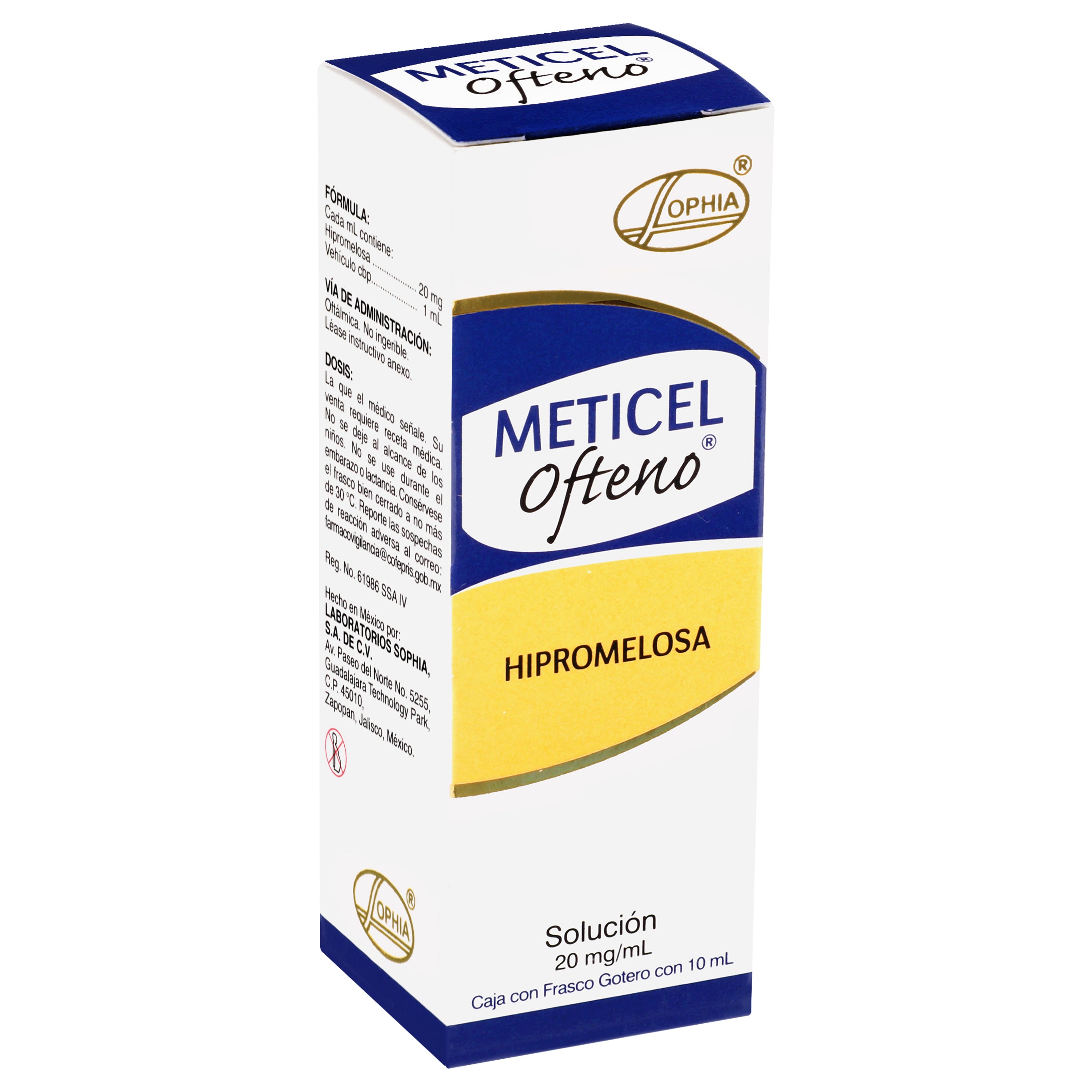 Meticel Ofteno Gotas 20Mg/Ml (Hipromelosa) 3 - 736085117004