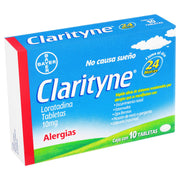 Clarityne 10Mg Con 10 Tabletas (Loratadina) - WeCare Pharma