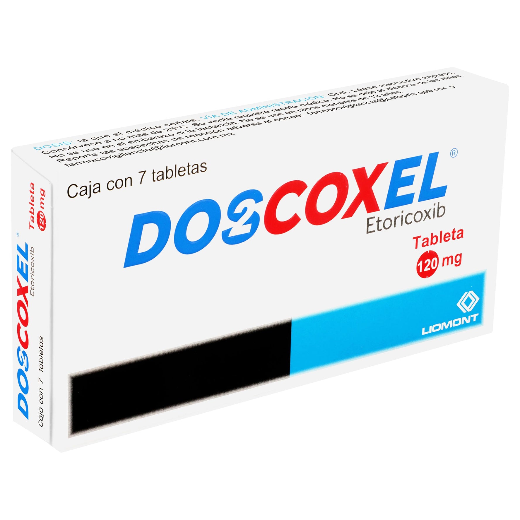 Doscoxel 120Mg Con 7 Tabletas (Etoricoxib) 2 - 7501299309186