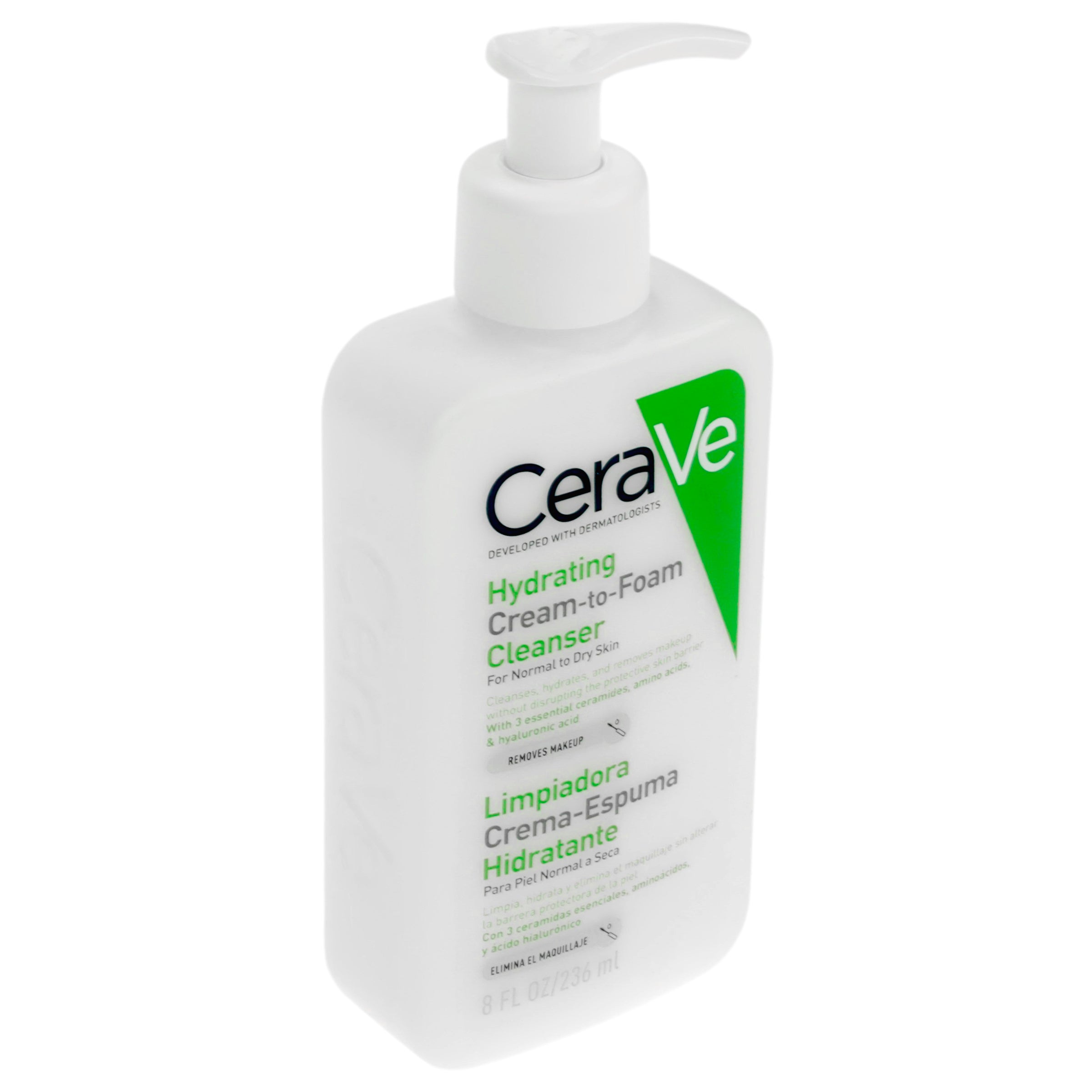 Cerave Crema Limpiadora Espumosa Hidratante 236Ml 2 - 3337875743563