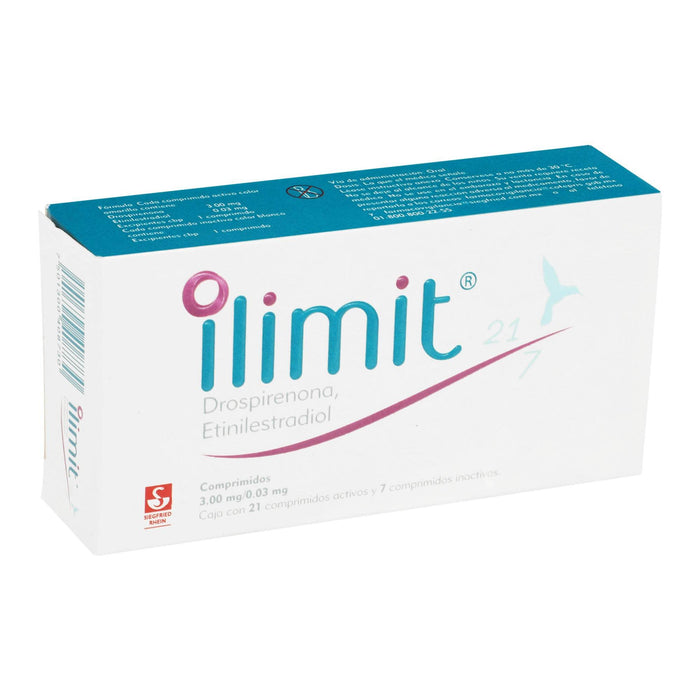 Ilimit 3Mg/0.03Mg Con 28 Comprimidos (Drospirenona/Etinilestradiol) - WeCare Pharma