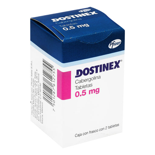 Dostinex 0.5Mg Con 2 Tabletas (Cabergolina) 2 - 7501287612755