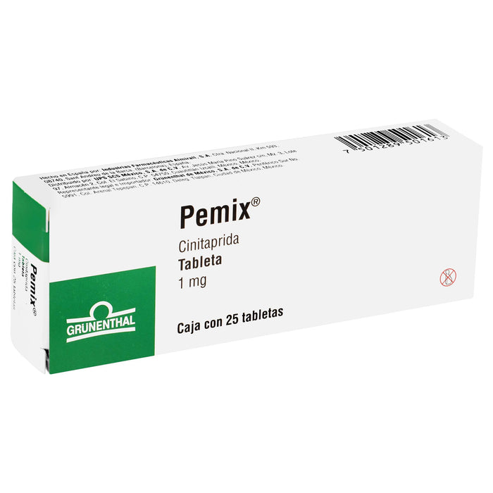 Pemix 1Mg Con 25 Tabletas (Cinitaprida) - WeCare Pharma