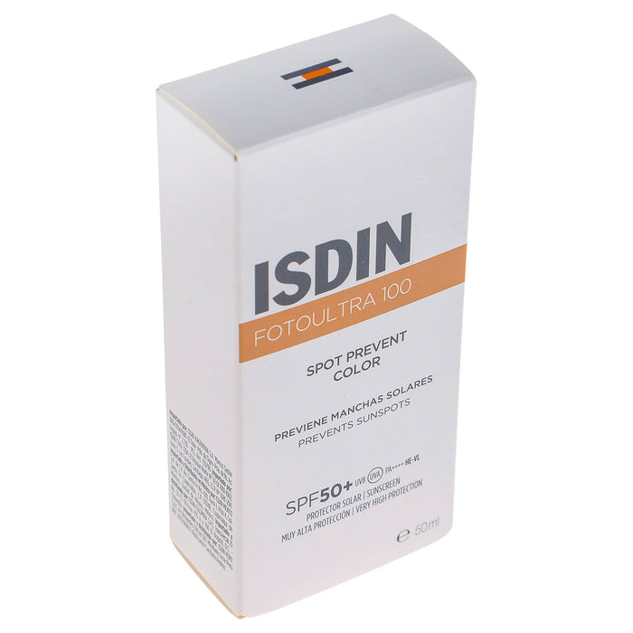 Isdin Foto Ultra 100 Spot Prevent Fusion Fluid Color Fps50 50Ml - WeCare Pharma