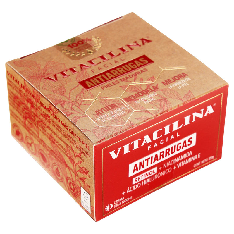 Vitacilina Facial Antiarrugas Crema 100G - WeCare Pharma
