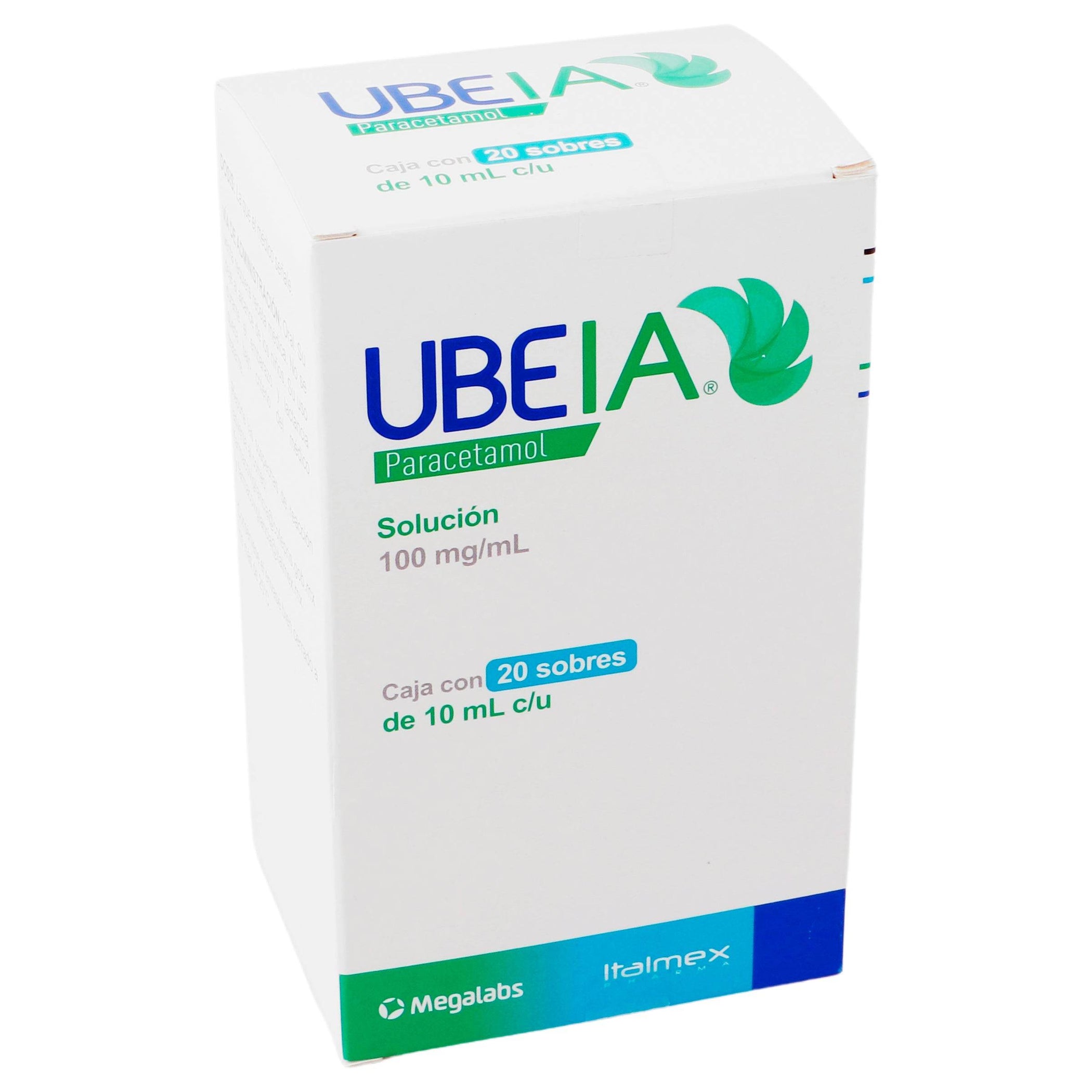 Ubeia Sobres 100Mg/Ml Con 20 (Paracetamol) — WeCare Pharma