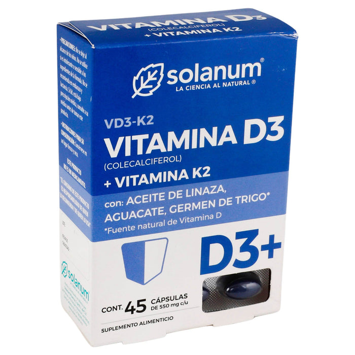 Solanum (Colecalciferol/Vitamina K) Capsulas Con 45 - WeCare Pharma