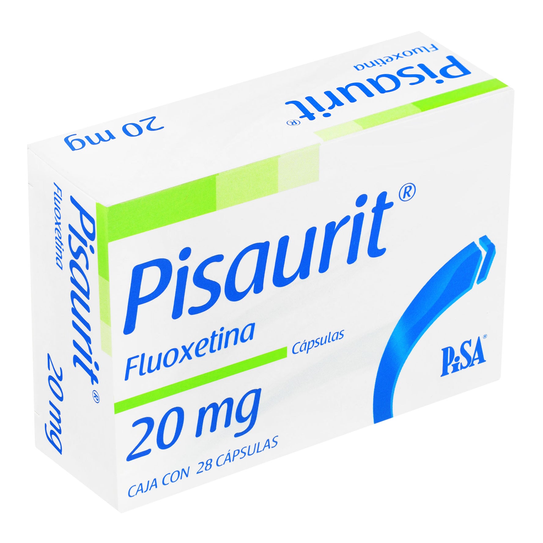 Pisaurit 20Mg Con 28 Capsulas (Fluoxetina) 2 - 7501125159329