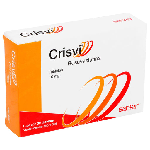 Crisvi 10Mg Con 30 Tabletas (Rosuvastatina) - WeCare Pharma
