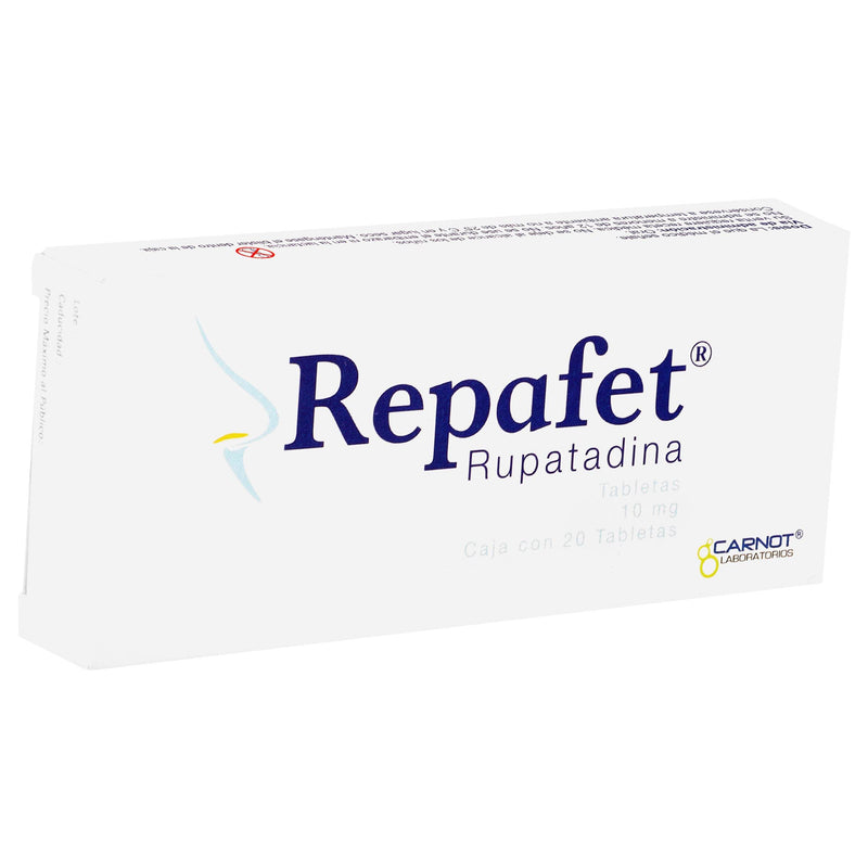 Repafet 10Mg Con 20 Tabletas (Rupatadina) - WeCare Pharma