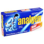 Analgen 220Mg Con 20 Tabletas (Naproxeno Sodico) - WeCare Pharma