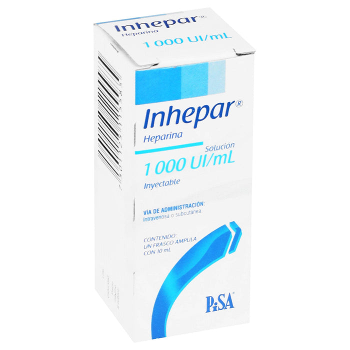 Inhepar Frasco 1000Unid/Ml 10Ml Con 1 Ampulas (Heparina) - WeCare Pharma