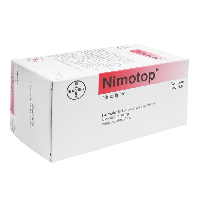Nimotop Frasco 10Mg/50Ml Con 1 Ampulas (Nimodipino) - WeCare Pharma