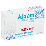 Alzam (Alprazolam) Tabletas 0.25Mg Con 30 - WeCare Pharma